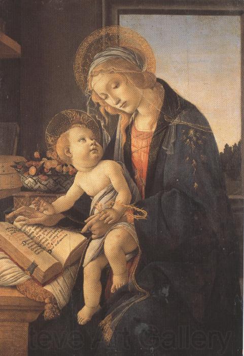 Sandro Botticelli Madonna and child or Madonna of the Bood (mk36) Norge oil painting art